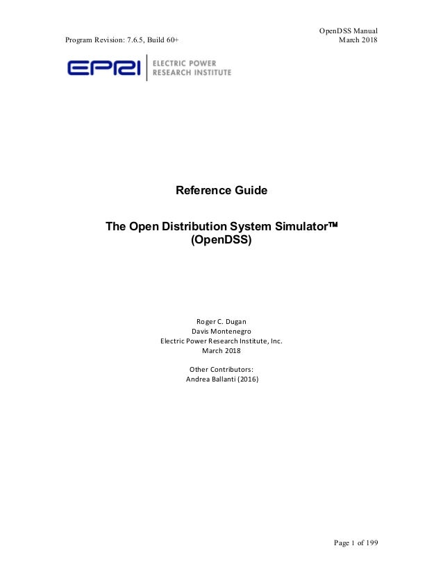 Open Dss Manual