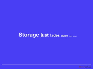 Storage just fades away as concern
 