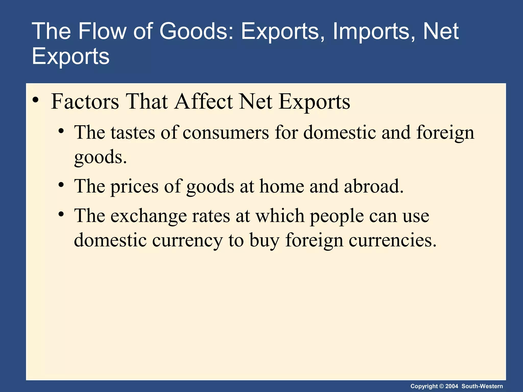 Open Economy Macroeconomics Basic Concepts Ppt