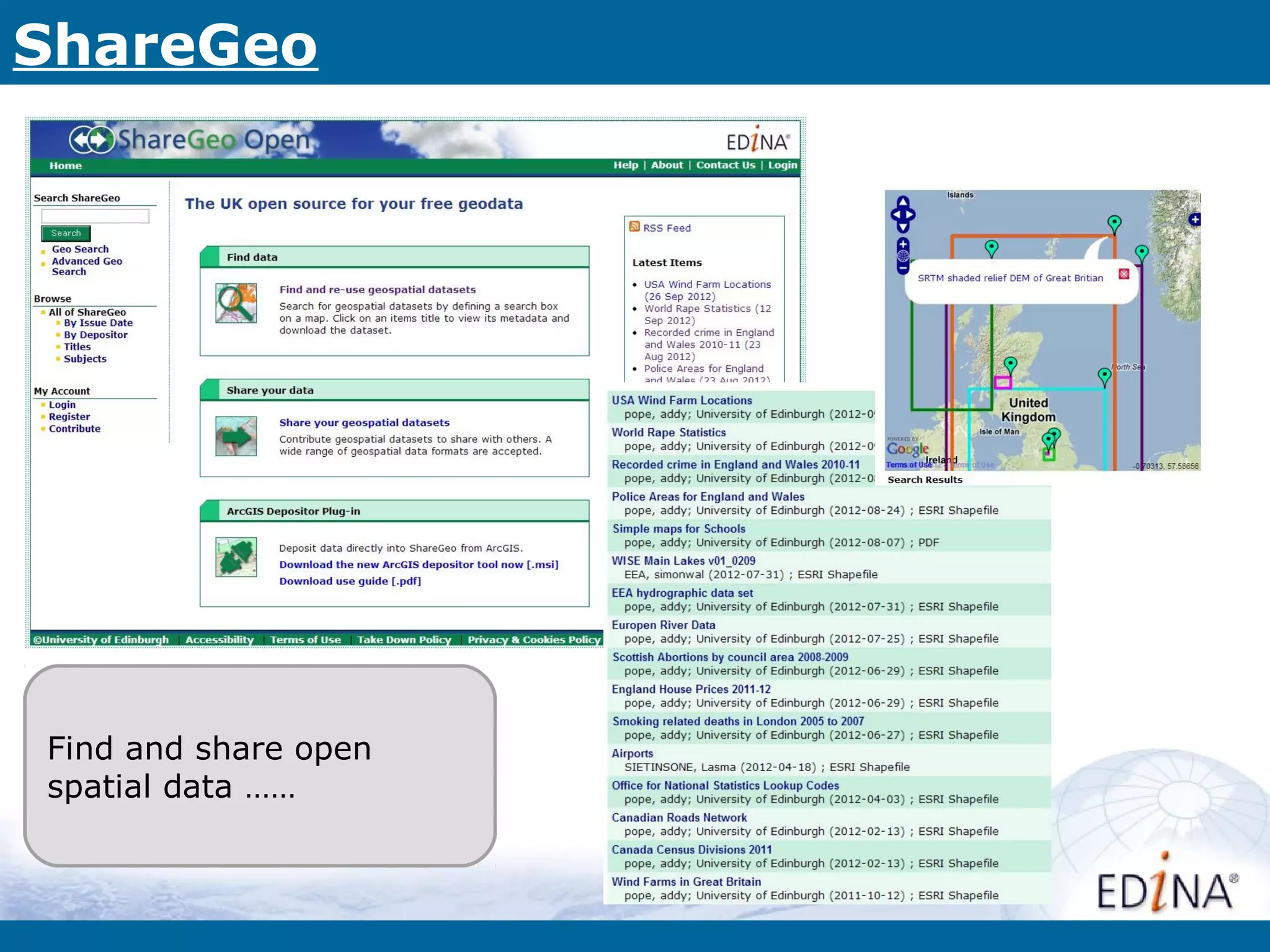 ShareGeo




Find and share open
spatial data ……
 