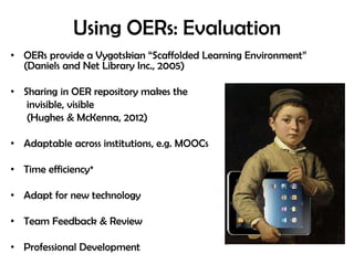 Open Educational Resources: Nuts & Bolts of Developing an Online ...