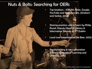 Open Educational Resources: Nuts & Bolts of Developing an Online ...