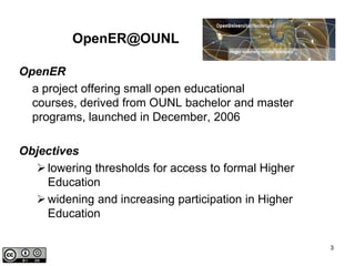 2007 OCW initiative of University of Technology  Delft