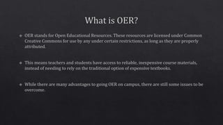Open Educational Resources Oer Ppt Free Download