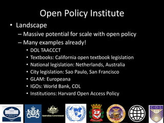Open Policy Institute
 