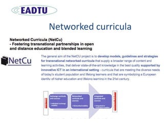 Networked curricula
 