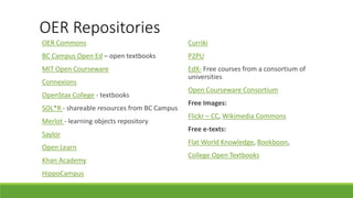 Open education resources (oer) | PPSX