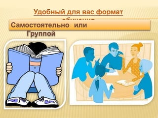 Самостоятельно или 
Группой 
 