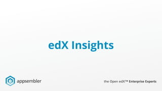 edX Insights
 