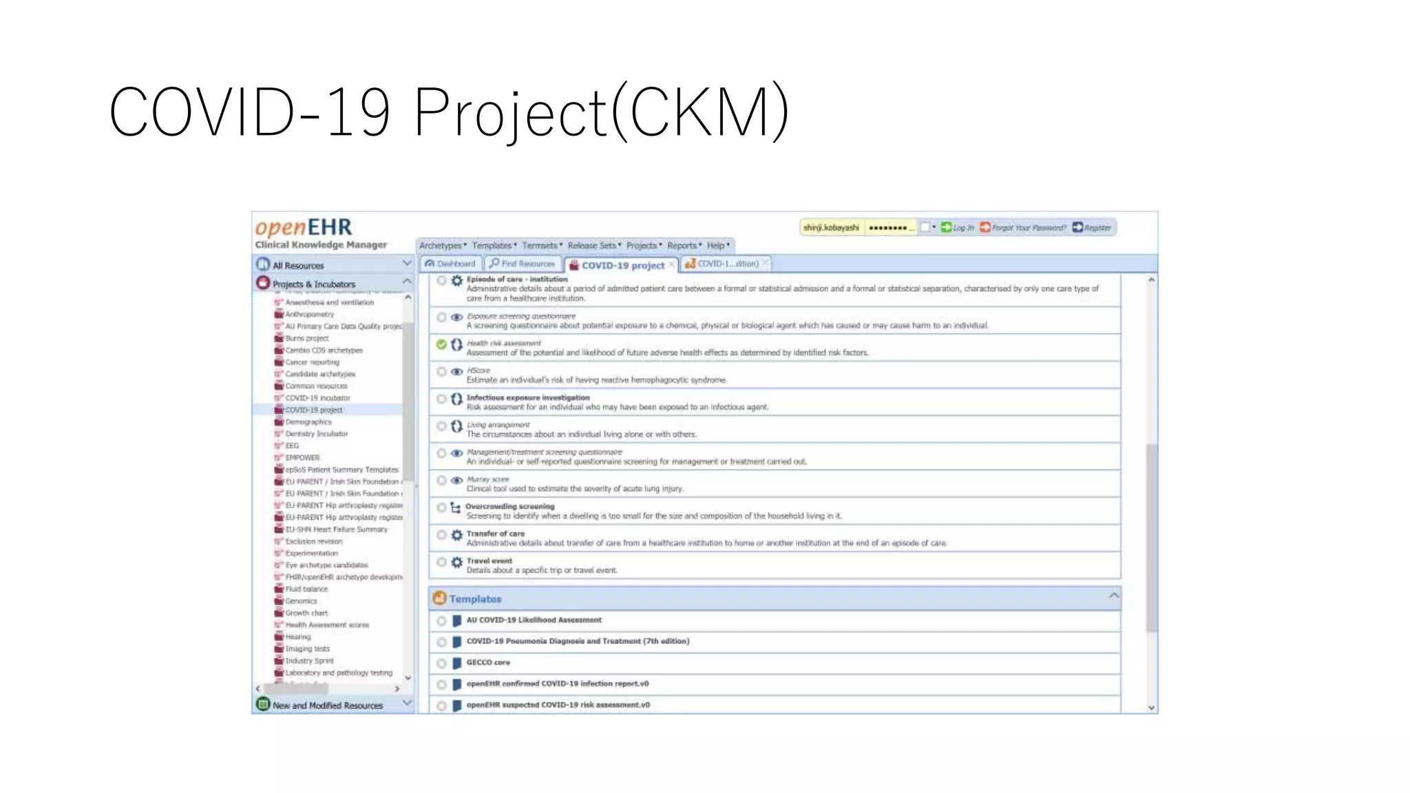 COVID-19 Project(CKM)
 