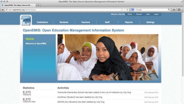 OpenEMIS - Open Source Education Management Information System