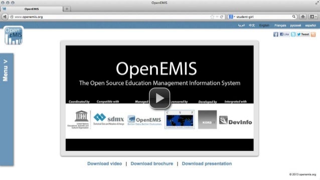OpenEMIS - Open Source Education Management Information System