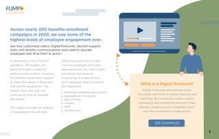 2
In response to the COVID-19
pandemic, HR leaders and
benefits brokers turned to
digital communication solutions
for bene...