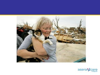 Real love weathers  disaster. 