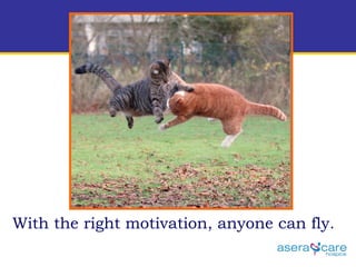 With the right motivation, anyone can fly. 
