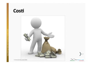 OpenERP	
  Day	
  Italia	
  2013!	
  Giovedì	
  24	
  o;obre	
  2013.	
  

CosU	
  

17	
  

L'innovazione	
  sostenibile	
  

 