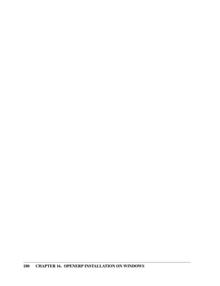 180   CHAPTER 16. OPENERP INSTALLATION ON WINDOWS
 