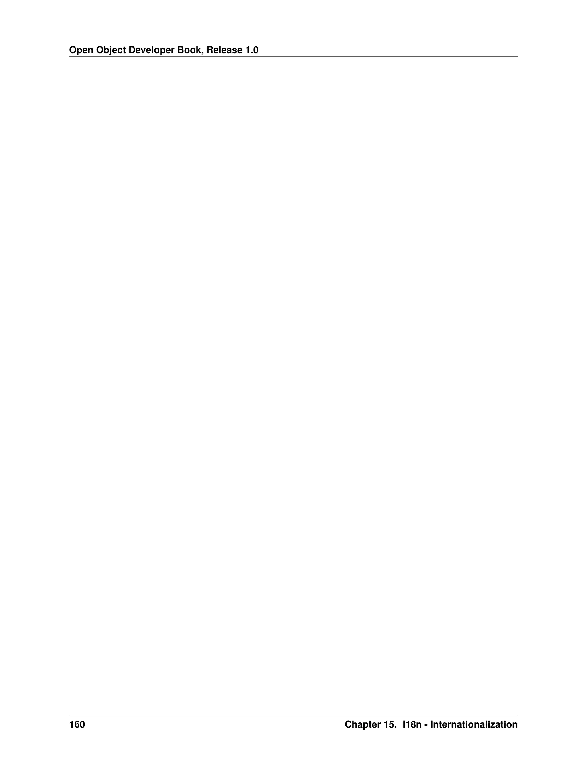 Open Object Developer Book, Release 1.0 160 Chapter 15. I18n - Internationalization 