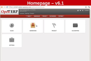 Homepage – v6.1
 