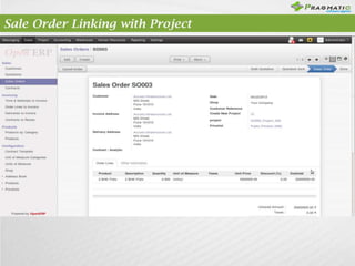 Sale Order Linking with Project
 