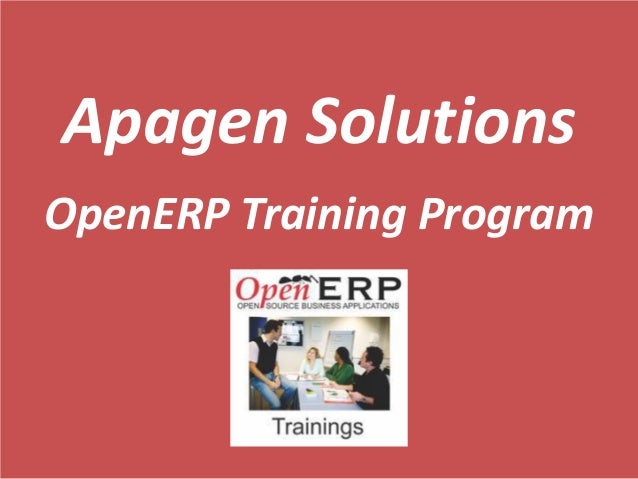 openerp functional training ebook