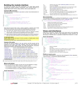 OpenERP Technical Memento V0.7.3 | PDF