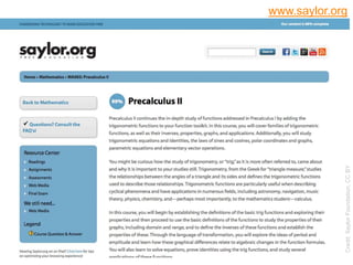 www.saylor.org
     Saylor.org Precalculus II
44


        Course Homepage




                                              Credit: Saylor Foundation, CC BY
 