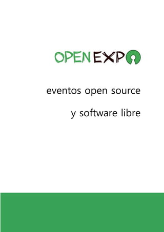 eventos open source
y software libre

 