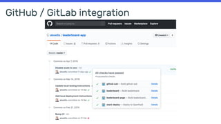 GitHub / GitLab integration
 
