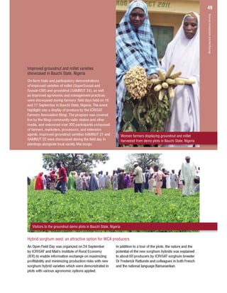 Open field days in west and central african stations