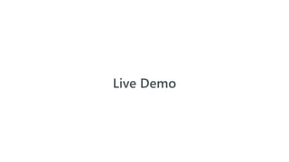 Live Demo
 