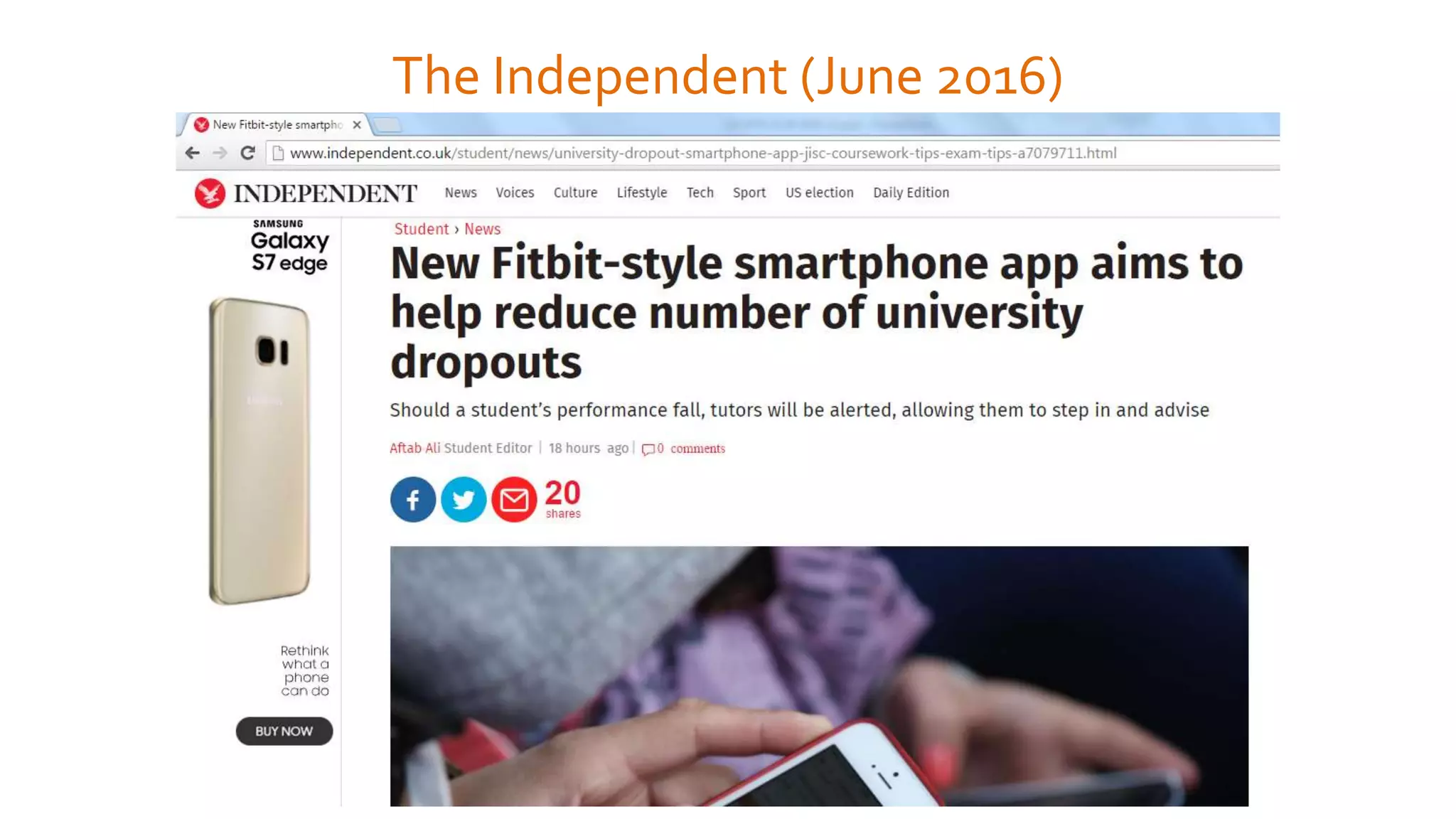 The Independent (June 2016)
 