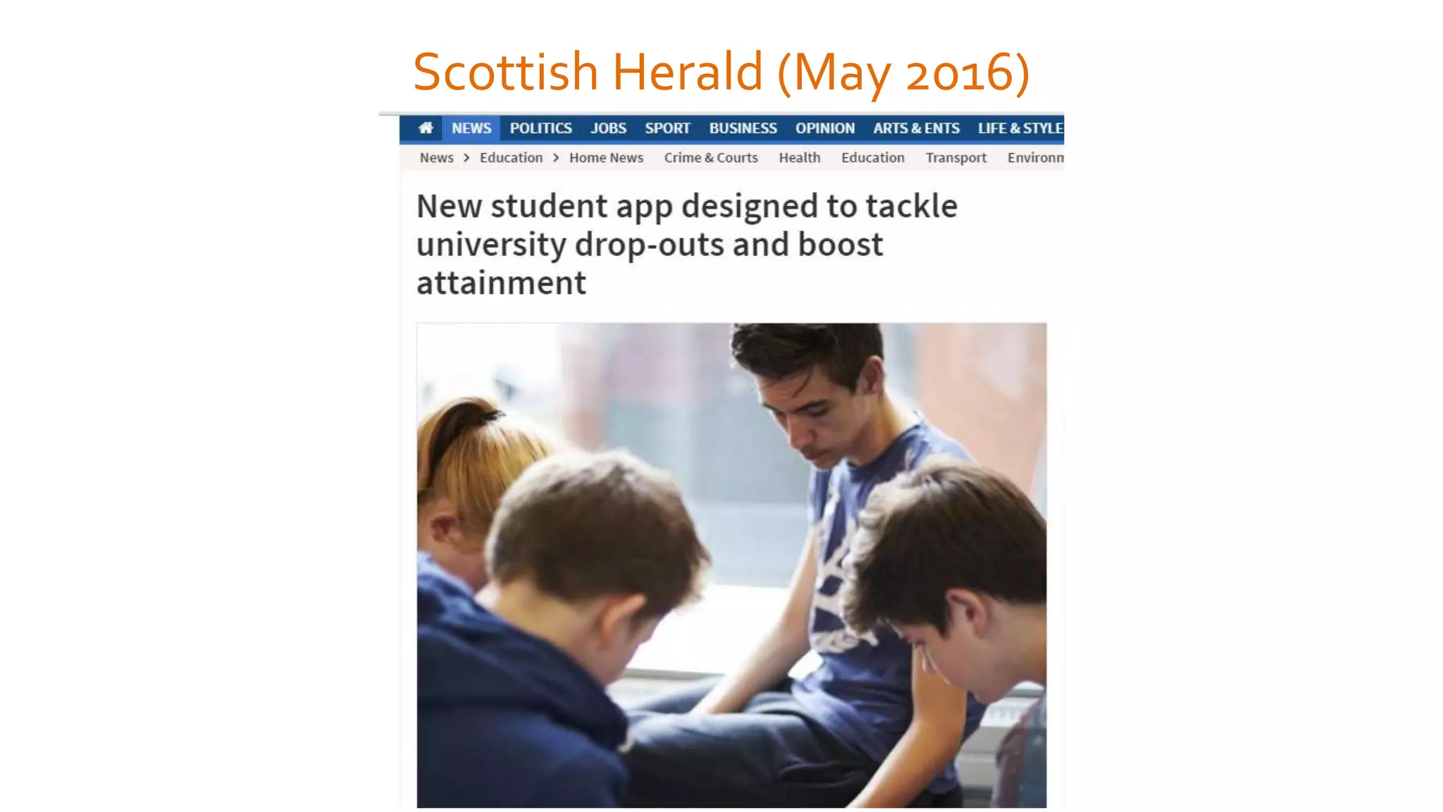 Scottish Herald (May 2016)
 