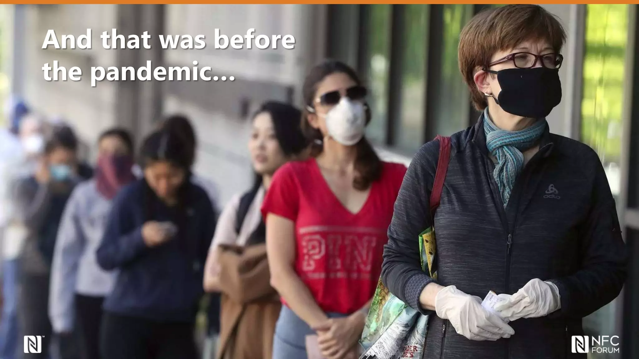 Advancing Near Field Communication Technology
5
And that was before
the pandemic…
 