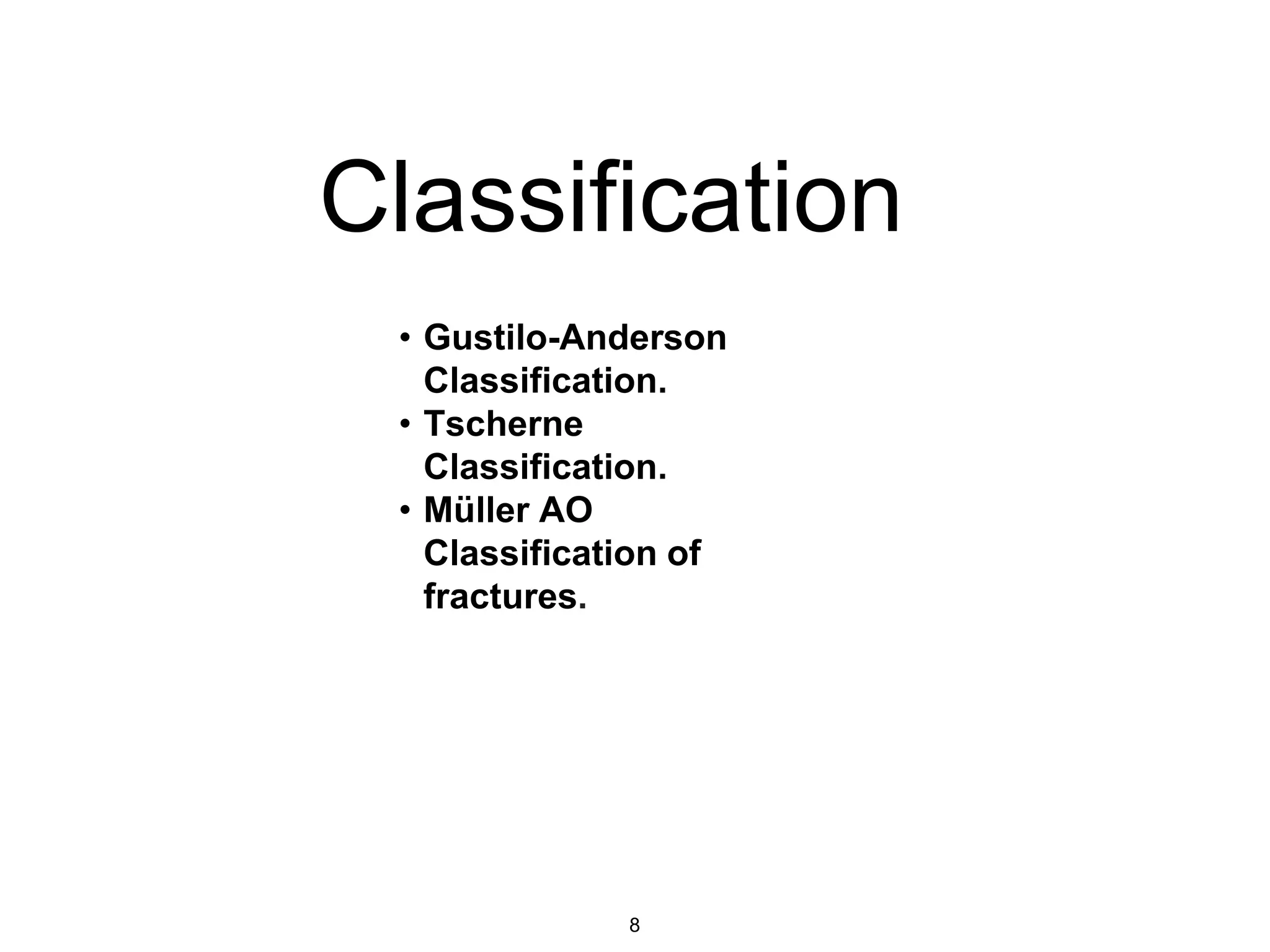 Anderson Classification Open fracture | PPTX