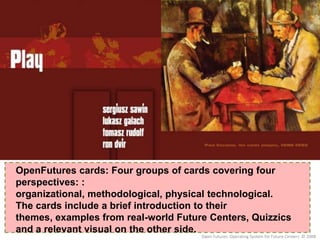 The Knowledge-Creation Process  The SECI model4 Categories of BaFuture Center as Ba 