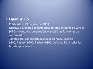 Open gl PPT