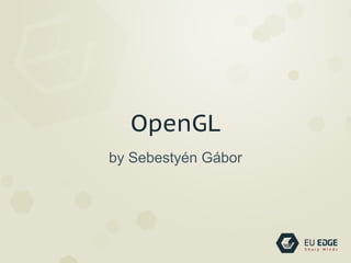 OpenGL
by Sebestyén Gábor