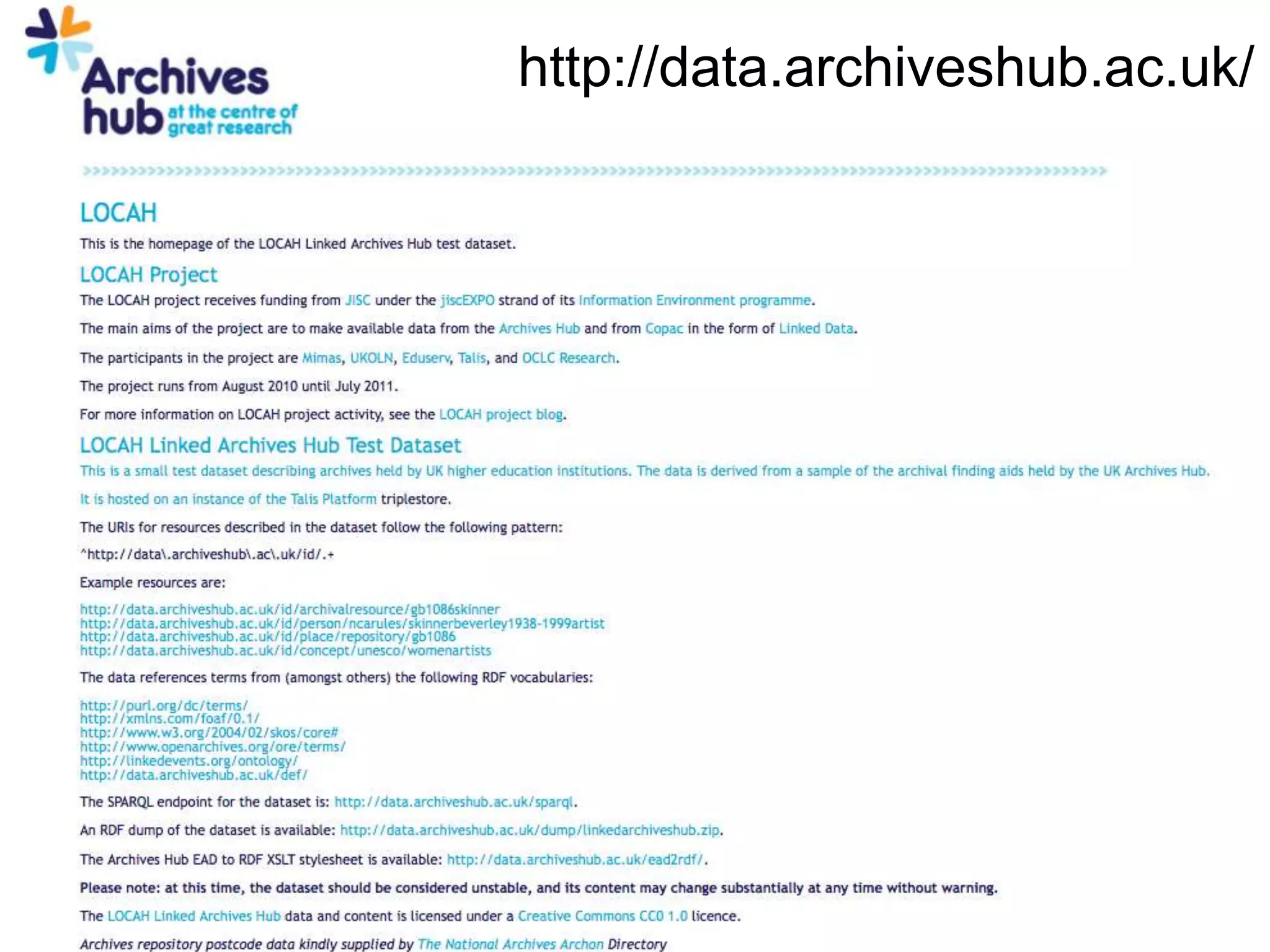 http://data.archiveshub.ac.uk/
 