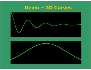 Demo – 2D Curves
 