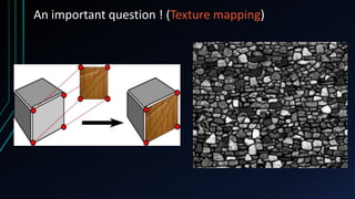 An important question ! (Texture mapping)
 