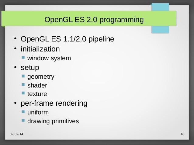 opengl es 2.0 compatible hardware