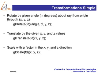 OpenGL Interaction | PDF