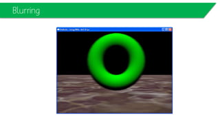 Blurring
 