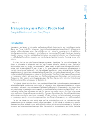 Open Government and Targeted Transparency. | PDF