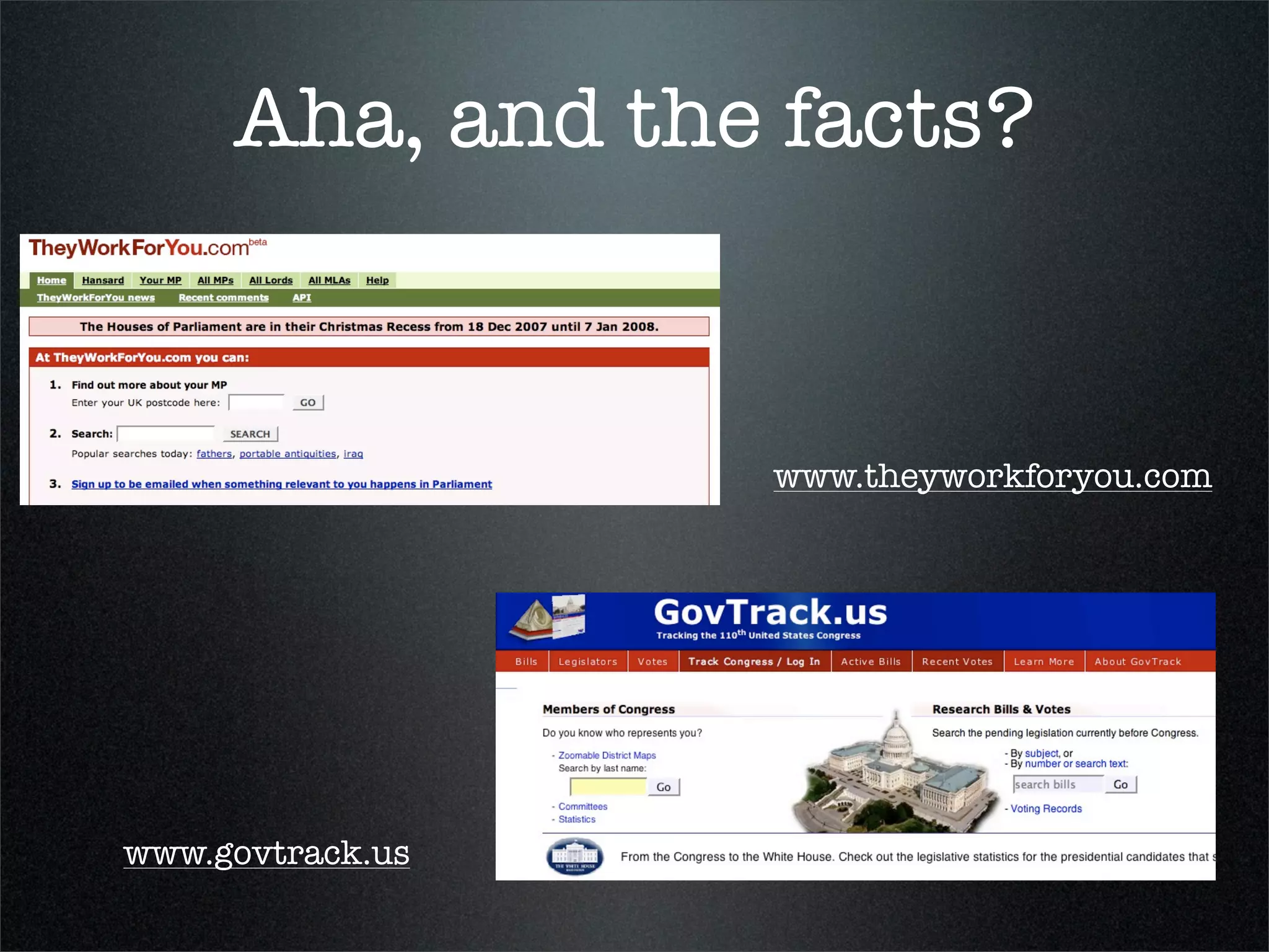 OpenGov and OpenData
