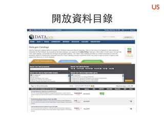 US
開放資料目錄
 
