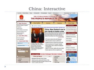 China: Interactive