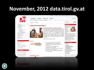 November, 2012 data.tirol.gv.at
 