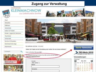 Zugang zur Verwaltung




2012 City & Bits GmbH - alle Rechte vorbehalten                           Seite 19
 